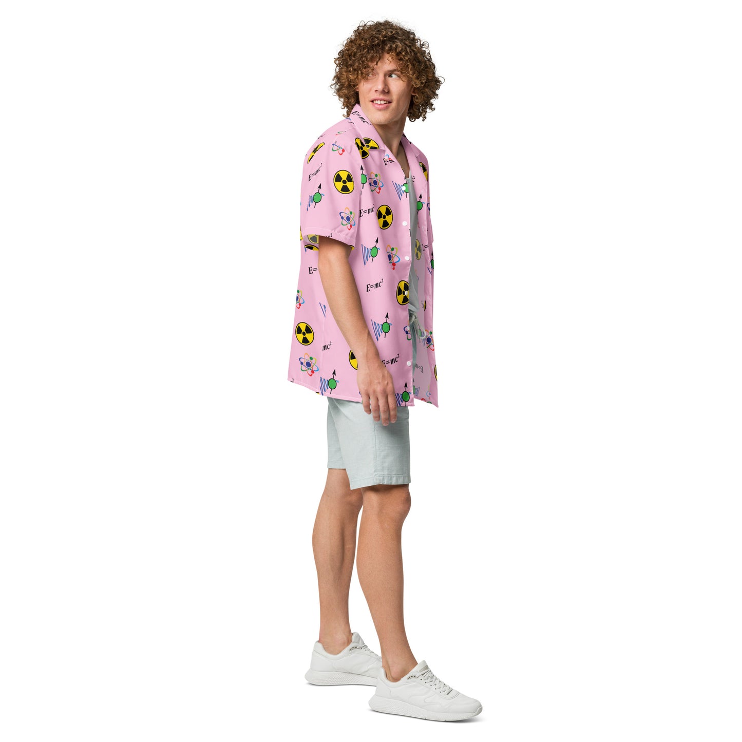 DanPavScience AOP PINK Button Shirt