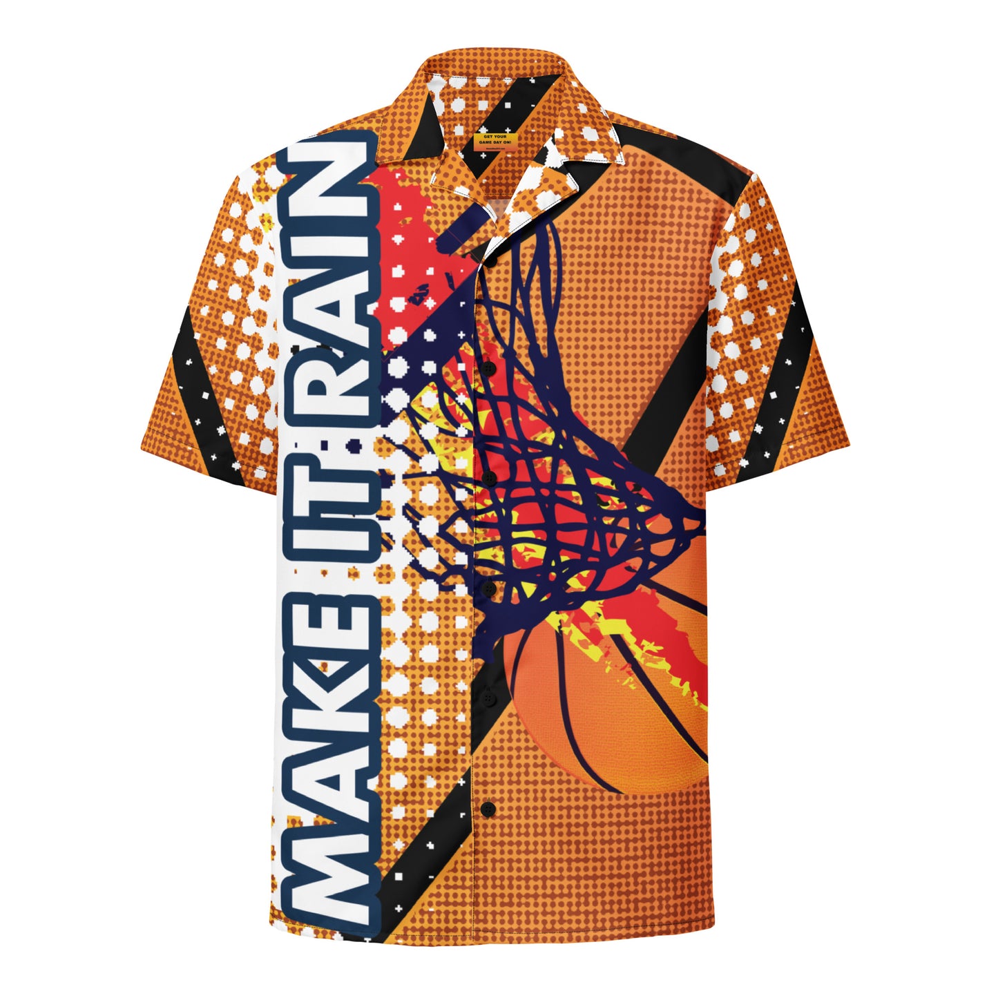 Make It Rain Game Day Button Shirt