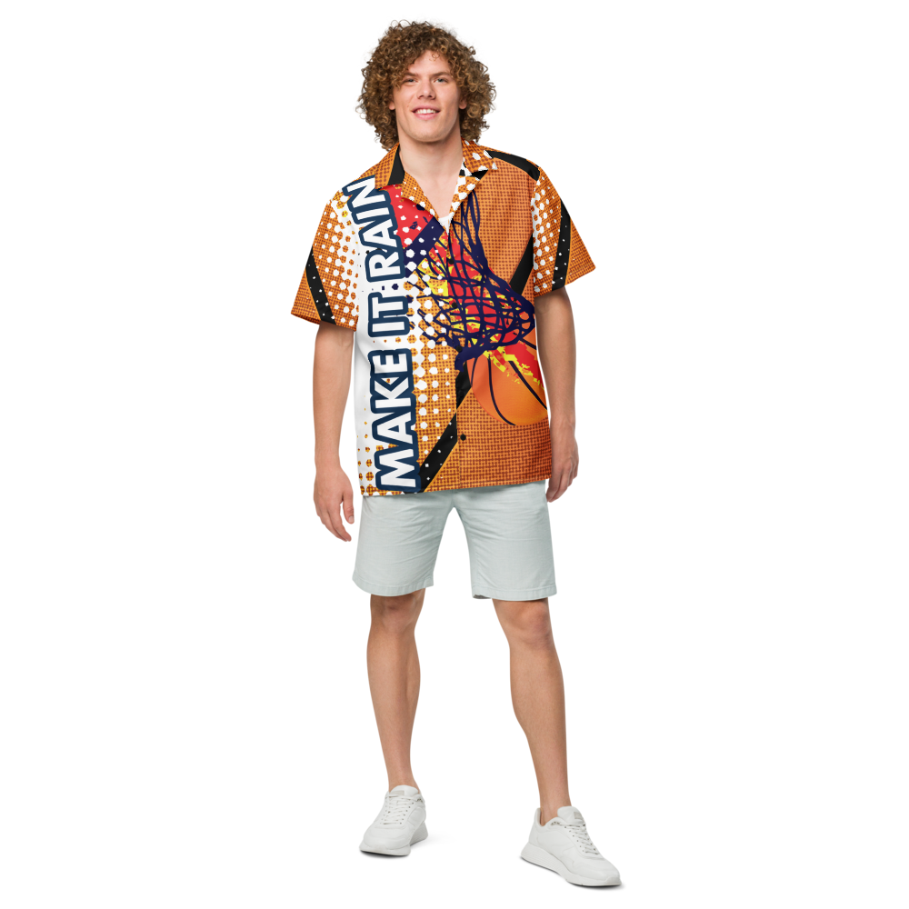 Make It Rain Game Day Button Shirt