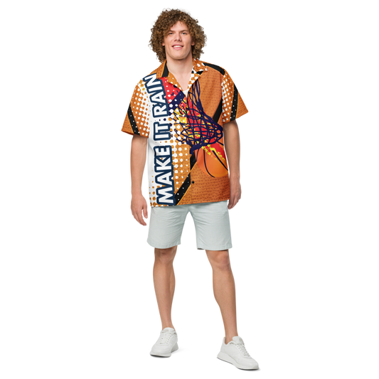 Make It Rain Game Day Button Shirt