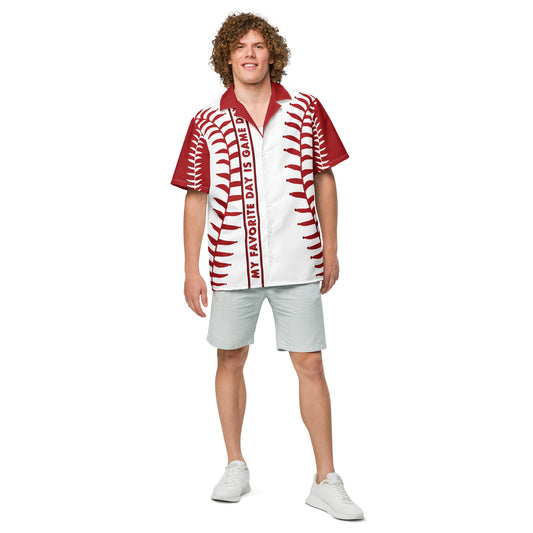 My Favorite Day Button Shirt by Game Day Gift