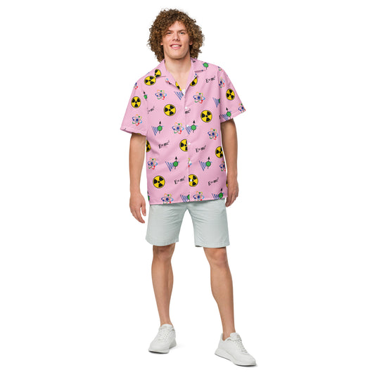 DanPavScience AOP PINK Button Shirt